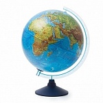 Интерактивный глобус Земли физико-политический с подсветкой от батареек
