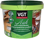 Картинка Лак VGT Для наружных и внутренних работ 900 г (бесцветный матовый)
