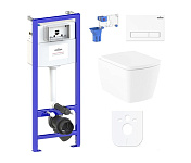 Картинка Унитаз Lavinia Boho Relfix Aveo Rimless 7 в 1 87040121 (белый пластик)