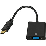 Картинка Адаптер Hama H-54569 HDMI19 (m)/VGA HD15 (f)