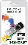 Картинка Флеш-память EXPLOYD 16GB 530 (черный)