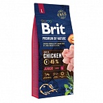 Картинка Сухой корм для собак Brit Premium by Nature Junior L 15 кг