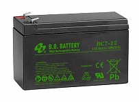Картинка Аккумулятор для ИБП B.B. Battery BC7-12 (12В/7 А·ч)