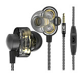 Картинка Наушники QKZ DM8 Mic (черный)