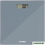 Картинка Весы напольные Hyundai H-BS03345 (серый)