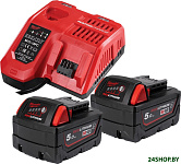 M18 M18NRGCR-502 4932479831 (2 x 18В/5 Ач + 12-18В)