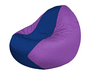 Картинка Бескаркасное кресло Flagman Classic К2.1-211 (синий/сиреневый)
