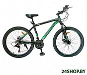 Картинка Велосипед горный Nasaland R1 26 р.18 (черно-зеленый)