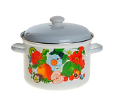 Картинка Кастрюля Лысьвенские эмали Фруктовый микс С-1618АП2/4