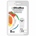 Картинка USB Flash Oltramax 210 8GB (белый) [OM-8GB-210-White]