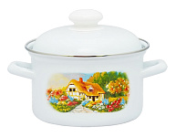 Картинка Кастрюля Лысьвенские эмали Хуторок С-1612АП2/4