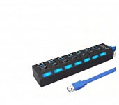 Картинка USB-хаб SmartBuy SBHA-7307-B (черный)