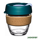 Картинка Многоразовый стакан KeepCup Brew Cork S Eventide 227мл (бирюзовый)