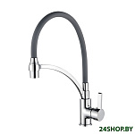 Картинка Смеситель Ledeme L4499-9 (хром/серый)