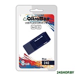 Картинка Флеш-память USB OltraMax 240 8GB (синий) (OM-8GB-240-Blue)