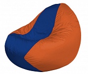 Картинка Бескаркасное кресло Flagman Classic К2.1-157 (синий/оранжевый)