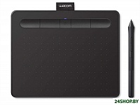 Картинка Графический планшет Wacom Intuos CTL-4100WL (черный, маленький размер)