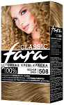 FARA Classic Стойкая крем-краска для волос, тон 508 Лесной орех