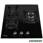 Картинка Газовая варочная поверхность Weissgauff HGG 451 BGh (черный)