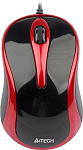 Мышь проводная A4Tech N-350-2 Цвет: Черно-красный.