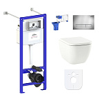 Картинка Унитаз Lavinia Boho Relfix One 7 в 1 87050134 (хром пластик)