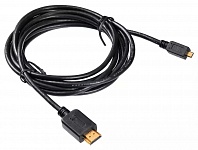 Картинка Кабель Buro MICROHDMI-HDMI-1.8 (1.8 м) (черный)