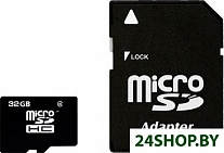Картинка Карта памяти Smart Buy microSDHC (Class 4) 32 Гб (SB32GBSDCL4-00)