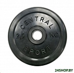 Картинка Диск обрезиненный Central Sport 2.5 кг (26 мм)