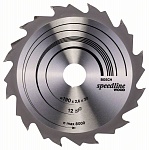 Картинка Пильный диск Bosch Speedline Wood 12 арт. 2608640800