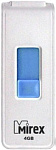 Картинка USB Flash Mirex SHOT WHITE 4GB (13600-FMUWST04)