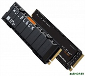 Картинка SSD Western Digital (WD) Black SN850 NVMe Heatsink 500GB WDS500G1XHE