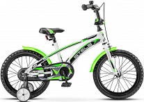Картинка Детский велосипед Stels Arrow 16 V020 (белый/зеленый, 2018)