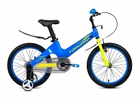 Картинка Детский велосипед FORWARD Cosmo 18 (синий/жёлтый, 2021)