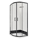 Картинка Душевой уголок RGW CL-53B 90x90 (черный/прозрачное стекло)