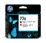 Картинка Картридж струйный HP 774 P2V97A (черный/красный)