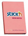 Картинка Блок самоклеящийся бумажный Stickn Hopax 21162 (розовый)