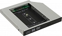 Шасси для M.2 2280 для установки в SATA отсек оптического привода ноутбука Orient UHD-2M2C12