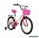Картинка Детский велосипед Foxx Simple 20 2021 (белый) (204SIMPLE.WT21)