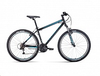 Картинка Велосипед Forward Sporting 27.5 1.0 р.15 2021 (черный/синий)
