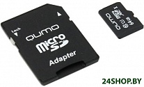 Картинка Карта памяти QUMO MicroSDXC 64GB UHS-I (U3)