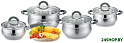 Набор кастрюль LARA LR02-93 Bell