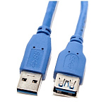 Картинка Кабель 5BITES UC3011-010F (USB 3.0 AM - AF, 1м)