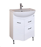 Картинка Тумба под умывальник Onika Лайн 60.12 (белый) [106044]