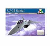 Картинка Сборная модель Italeri Многоцелевой истребитель F-22 Raptor (1:72) (1207)