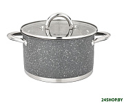 Картинка Кастрюля Agness Монблан 937-312 (нержавеющая сталь)