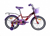 Картинка Детский велосипед AIST Lilo 18 (бордовый/фиолетовый, 2020)