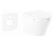 Картинка Унитаз Lavinia Boho Biore Compacto Rimless 21010005 (чаша, пневмокрышка, шум-я)