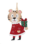 Картинка Игрушка Erich Krause Decor Тигренок с подарком (53587)