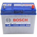 Картинка Автомобильный аккумулятор Bosch S4 020 545 155 033 (45 А/ч) JIS