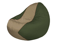 Картинка Бескаркасное кресло Flagman Classic К2.1-217 (темно-бежевый/темно-оливковый)